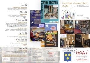 Atelier créatif mercredi 14 octobre – Programme des activités de la bibliothèque et du musée de Blasimon en octobre