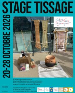 HOA ! Stage d&rsquo;automne au Musée de Blasimon : à la découverte des secrets du tissage !