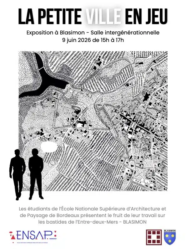 Exposition La petite ville en jeu à Blasimon mardi 9 juin Exposition La petite ville en jeu à Blasimon mardi 9 juin