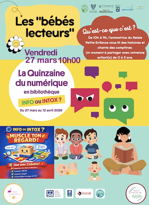 Bébés lecteurs vendredi 27 mars 2026
