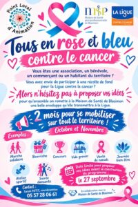 Tous en rose et bleu contre le cancer