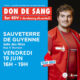 Don du sang, collecte sur rendez-vous à Sauveterre de Guyenne vendredi 19 juin de 16h00 à 19h00
