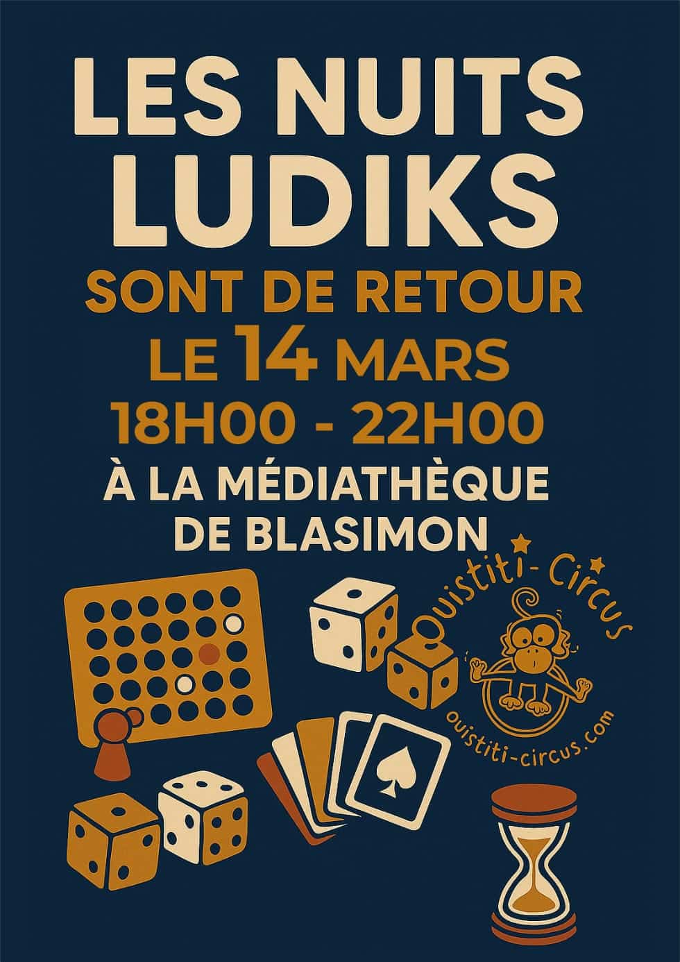 Nuit Ludik samedi 14 mars 2026